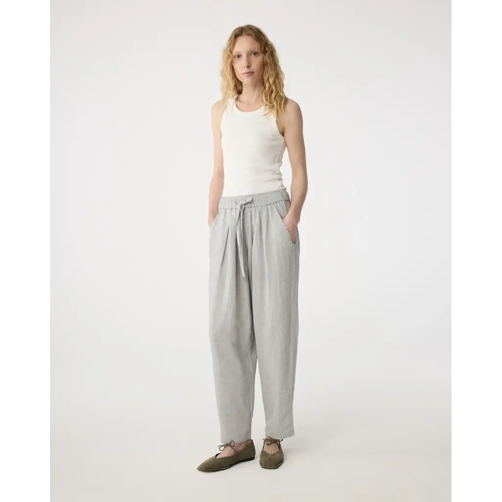 Knit-ted broek Sally in grey