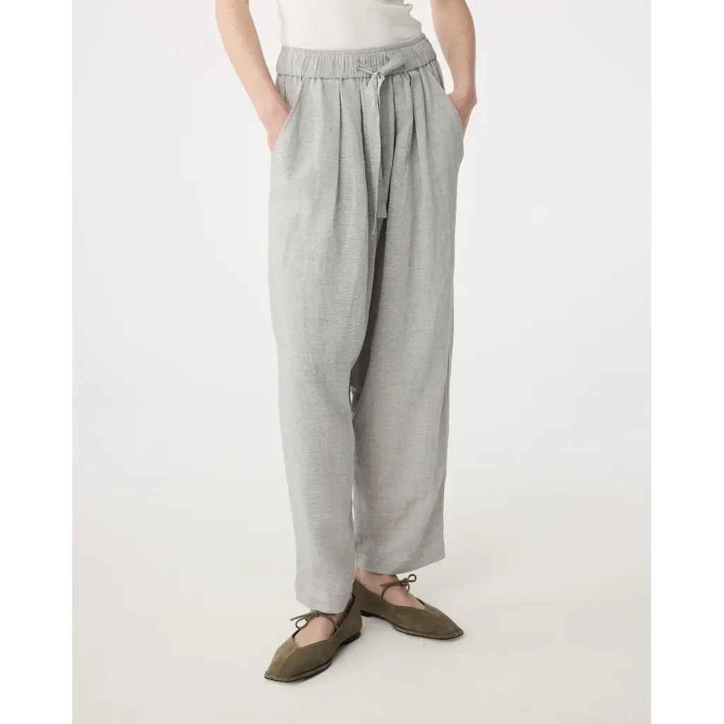 Knit-ted broek Sally in grey