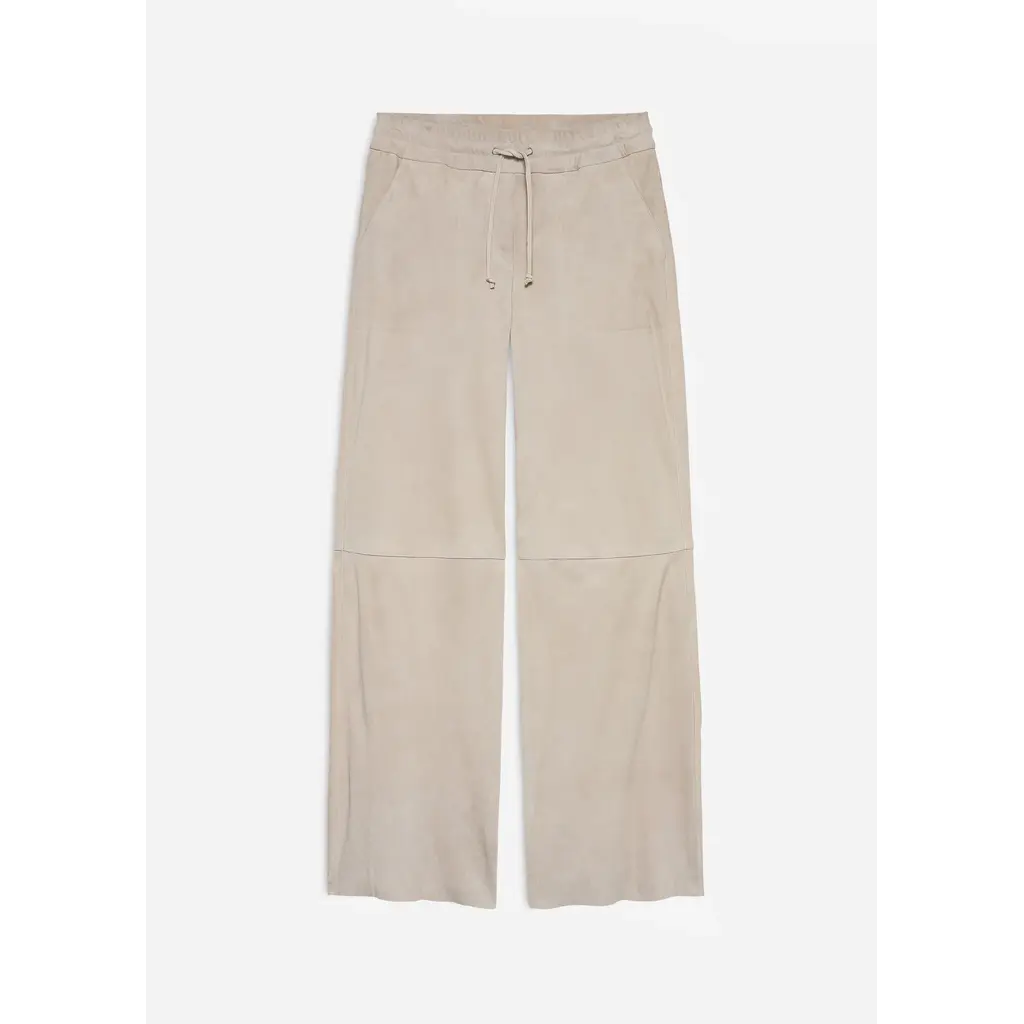 Studio AR suède broek Nadia in smoke grey