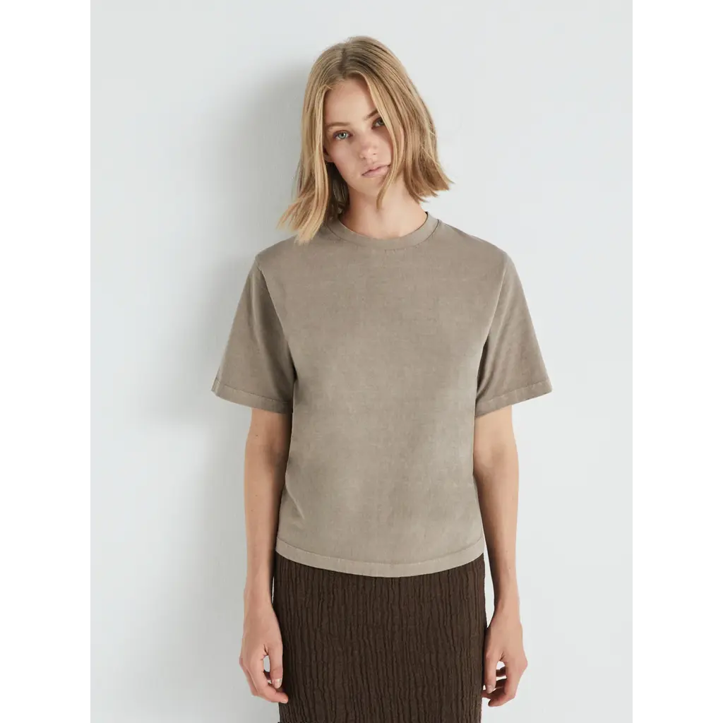 Masscob t-shirt Vik in taupe