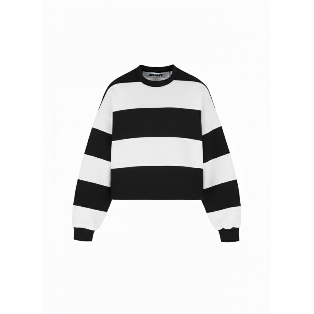 Johny sweater Derek in navy/off white