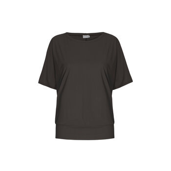 No Man's Land top in dark truffle