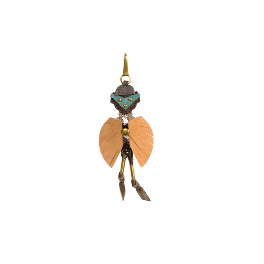 Jérôme Dreyfuss sleutelhanger Daniel in multico vert