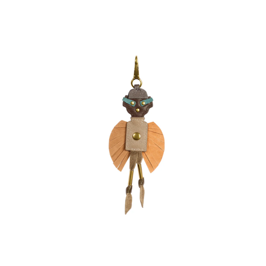 Jérôme Dreyfuss sleutelhanger Daniel in multico vert