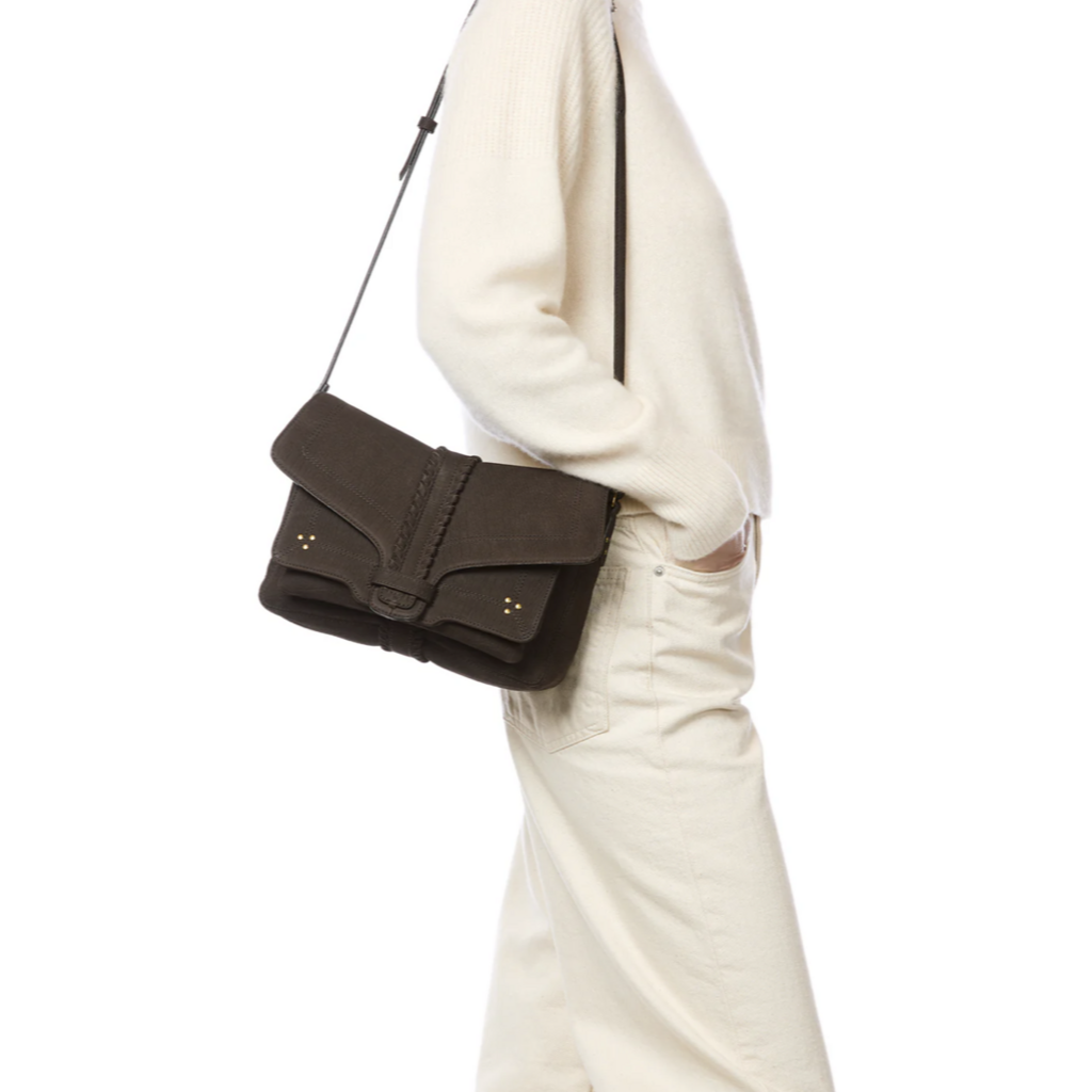 Jérôme Dreyfuss tas Harry M in imprimé croca moka