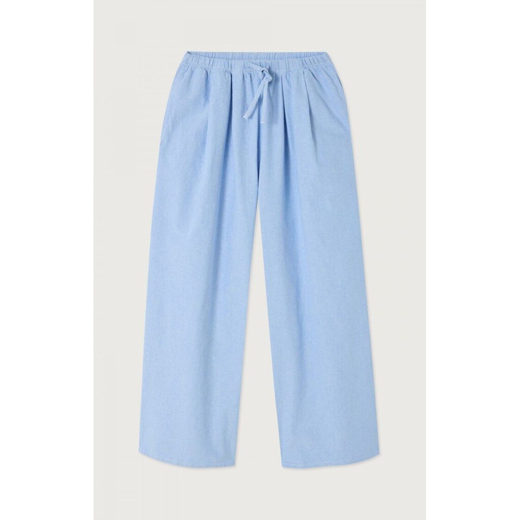 American Vintage pantalon FEO10AE26 in azurin