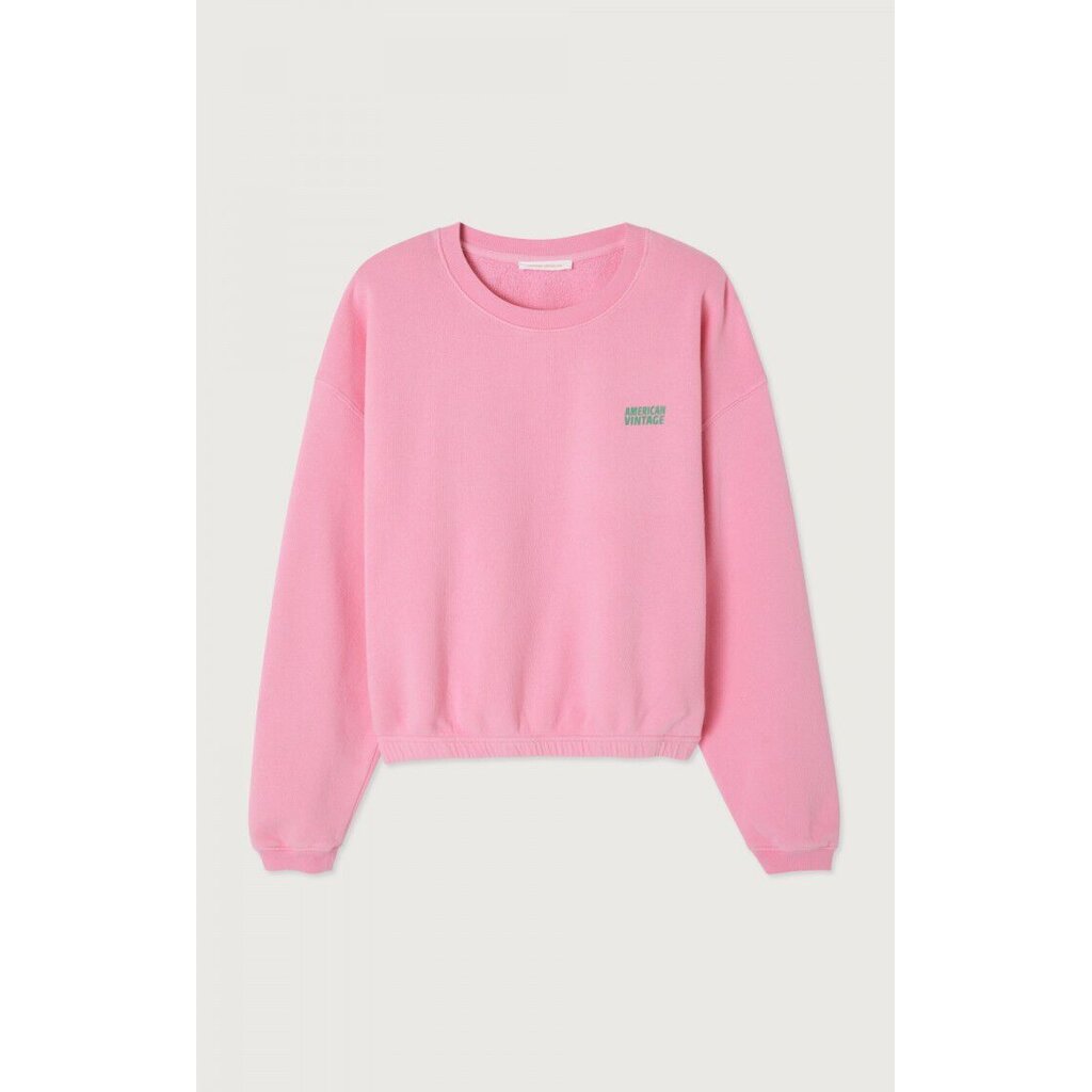 American Vintage sweater IZU03AE26 in rose vintage