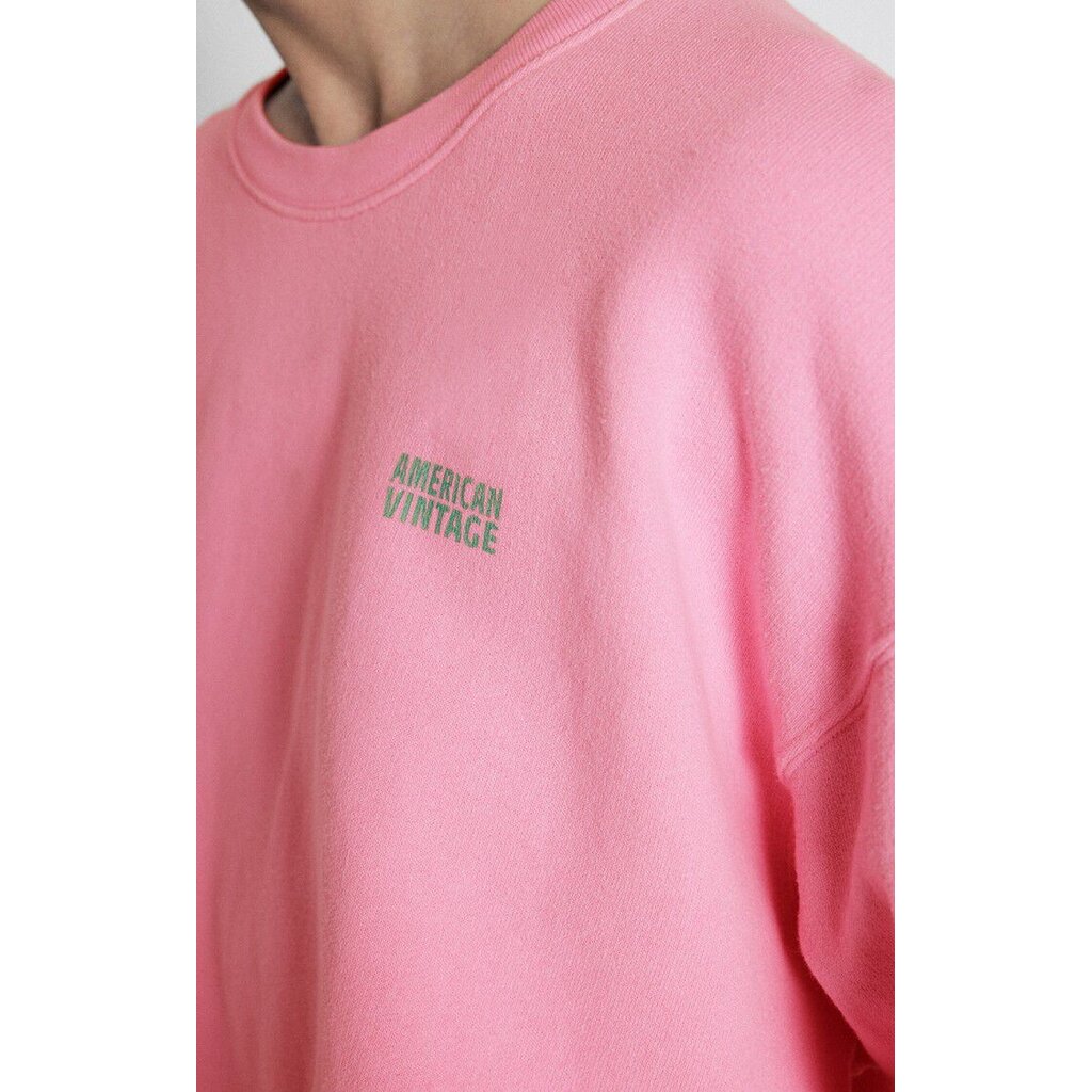 American Vintage sweater IZU03AE26 in rose vintage