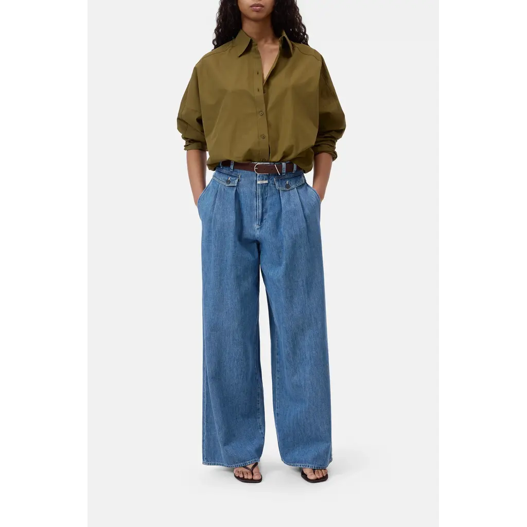 CLOSED blouse C94564-252-22 deep olive