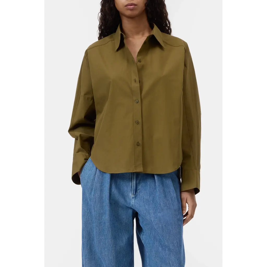 CLOSED blouse C94564-252-22 deep olive