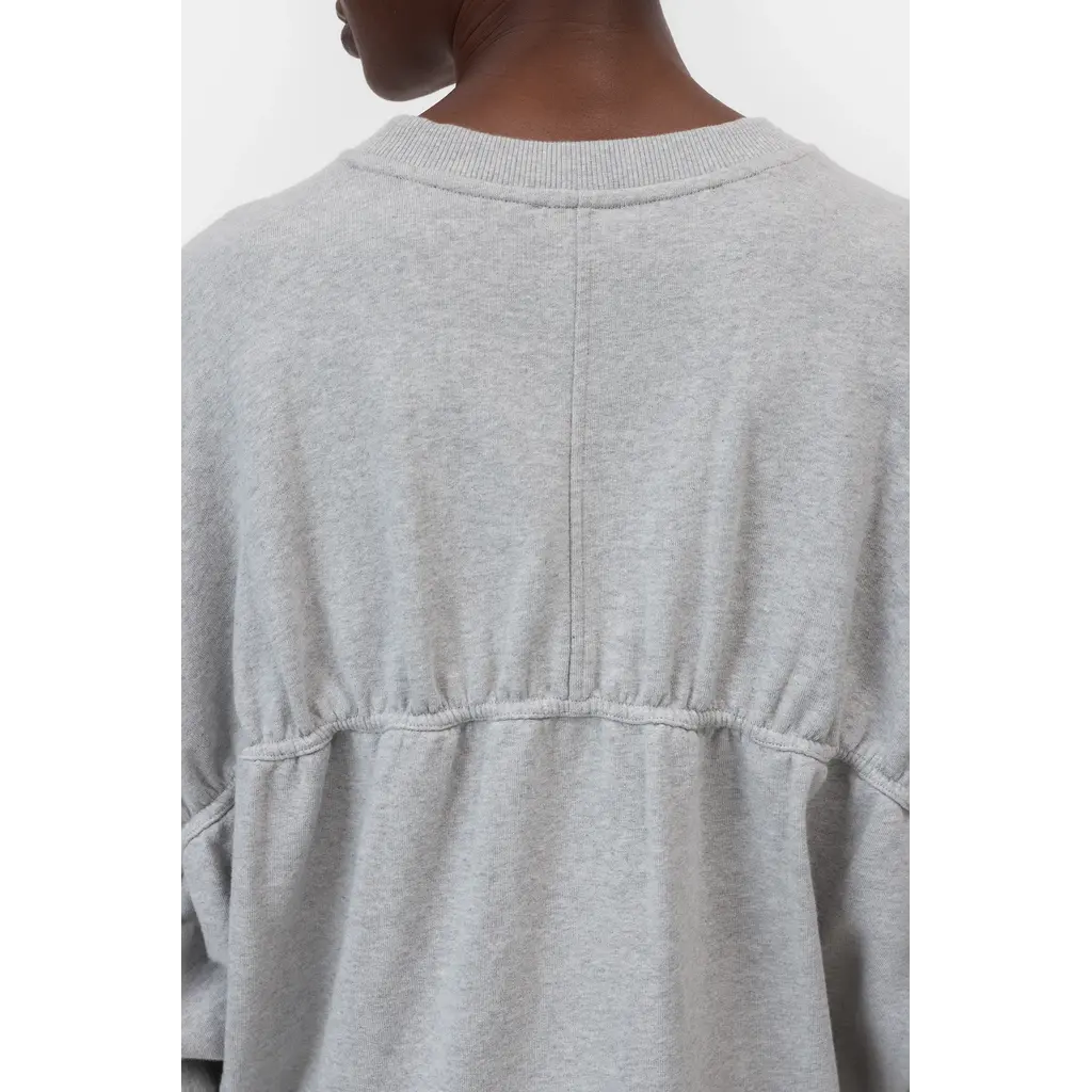 CLOSED  Gathered Sweatshirt C95761-475-22 in light grey melange
