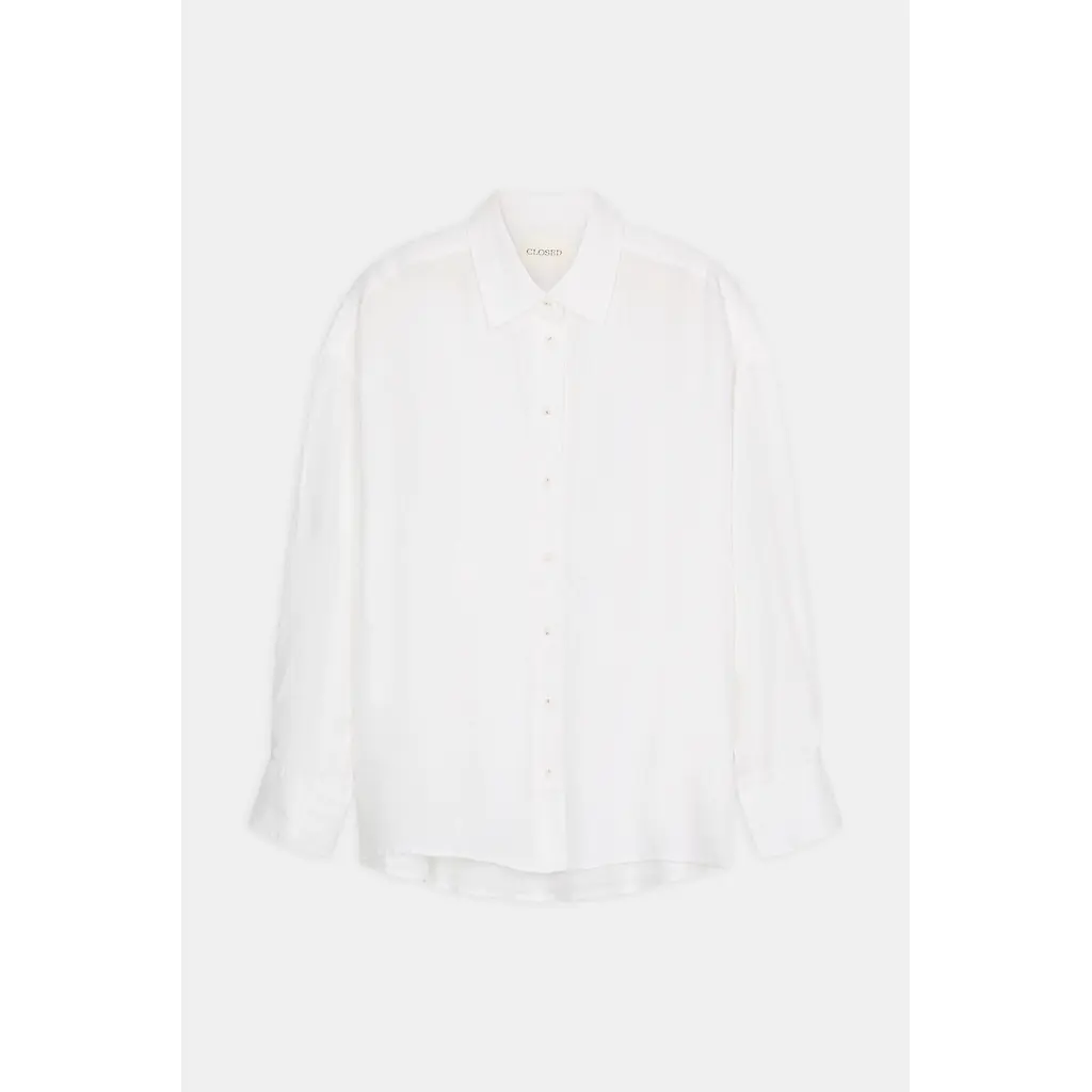 CLOSED blouse C94619-29A-22 Cape Shirt in white