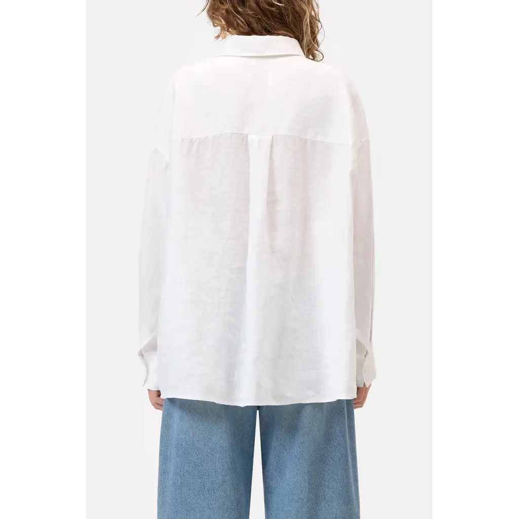 CLOSED blouse C94619-29A-22 Cape Shirt in white