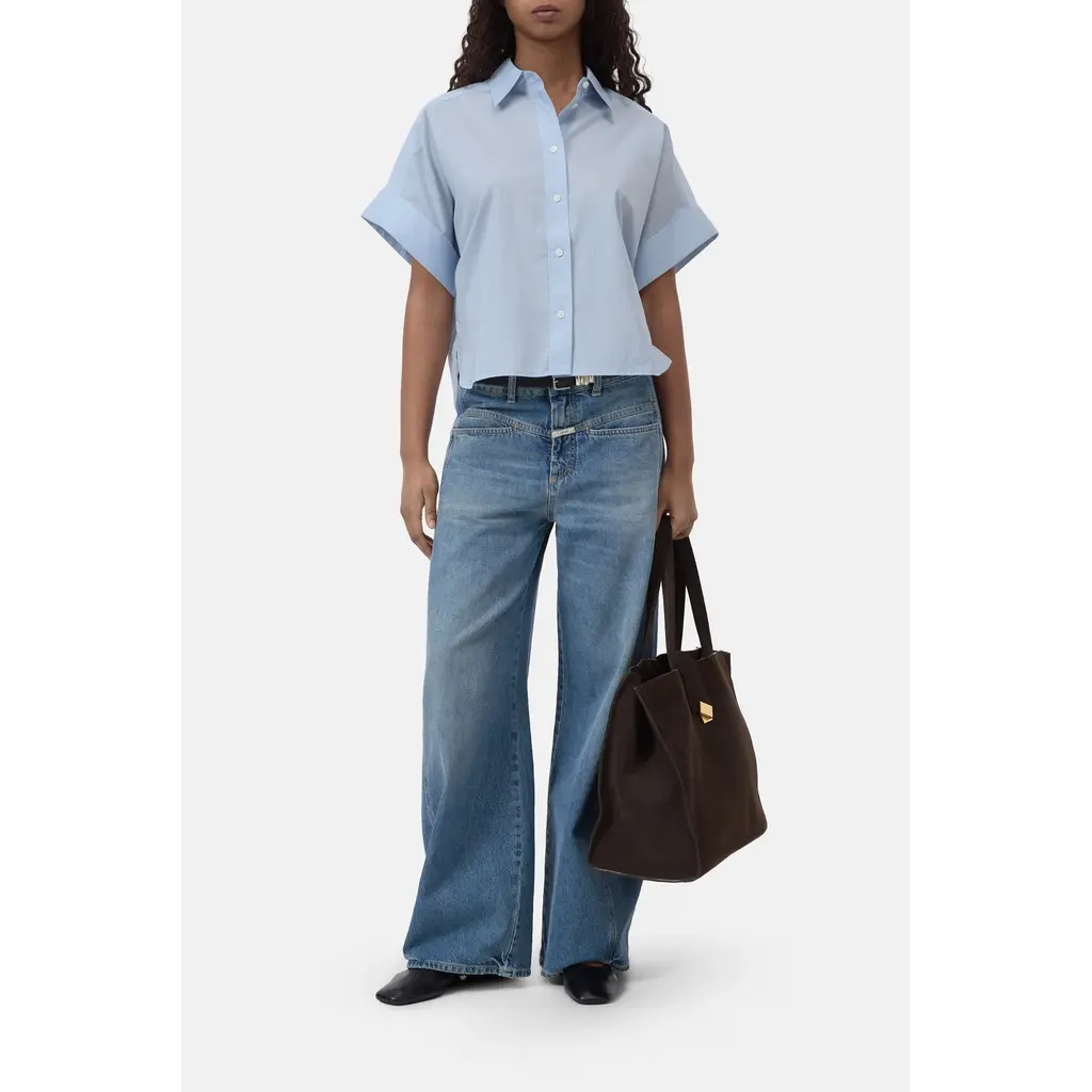 CLOSED C94431-24V-22 Shirt in dove blue