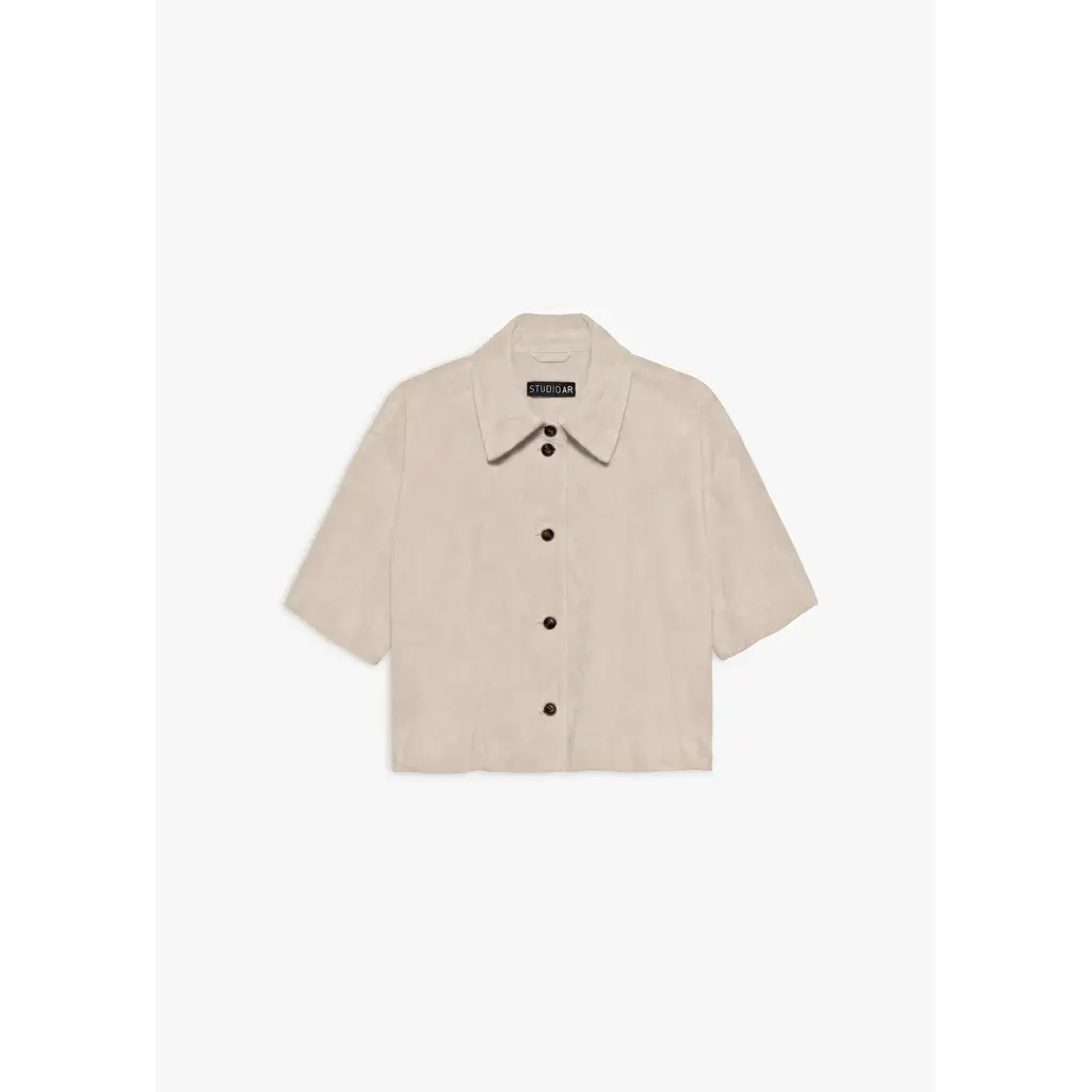 Studio AR Eveline Goat Suede in smoke grey