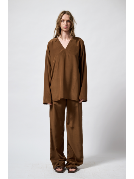 Monique van Heist pantalon PJ Flex in brown