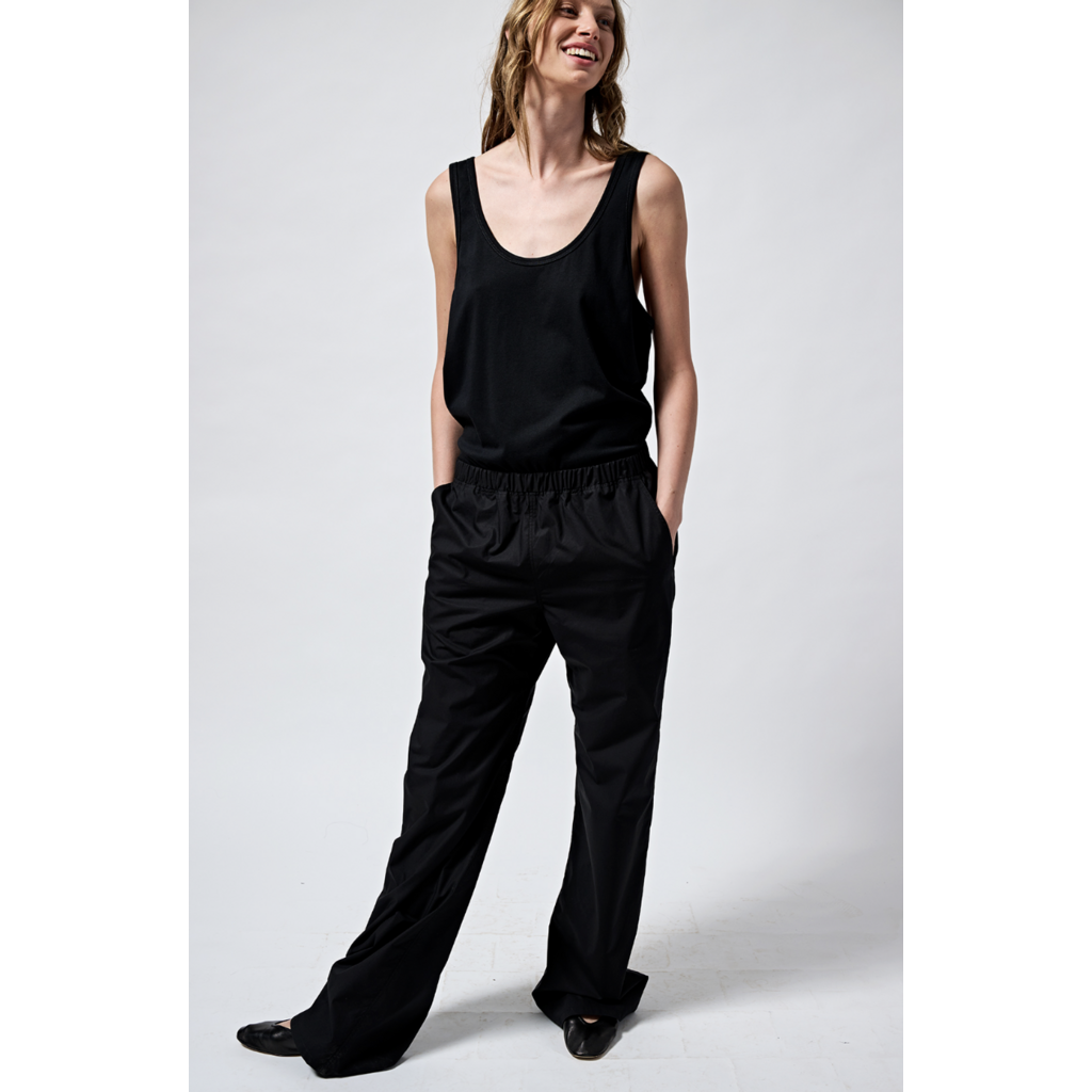 Monique van Heist pantalon PJ Flex in black cotton