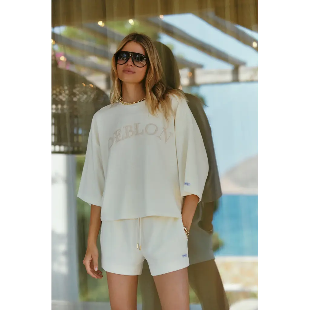 Deblon Sports Vine Tee in pearl