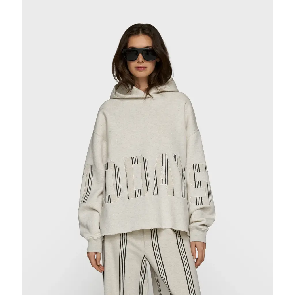 10 Days Statement Hoodie in soft white