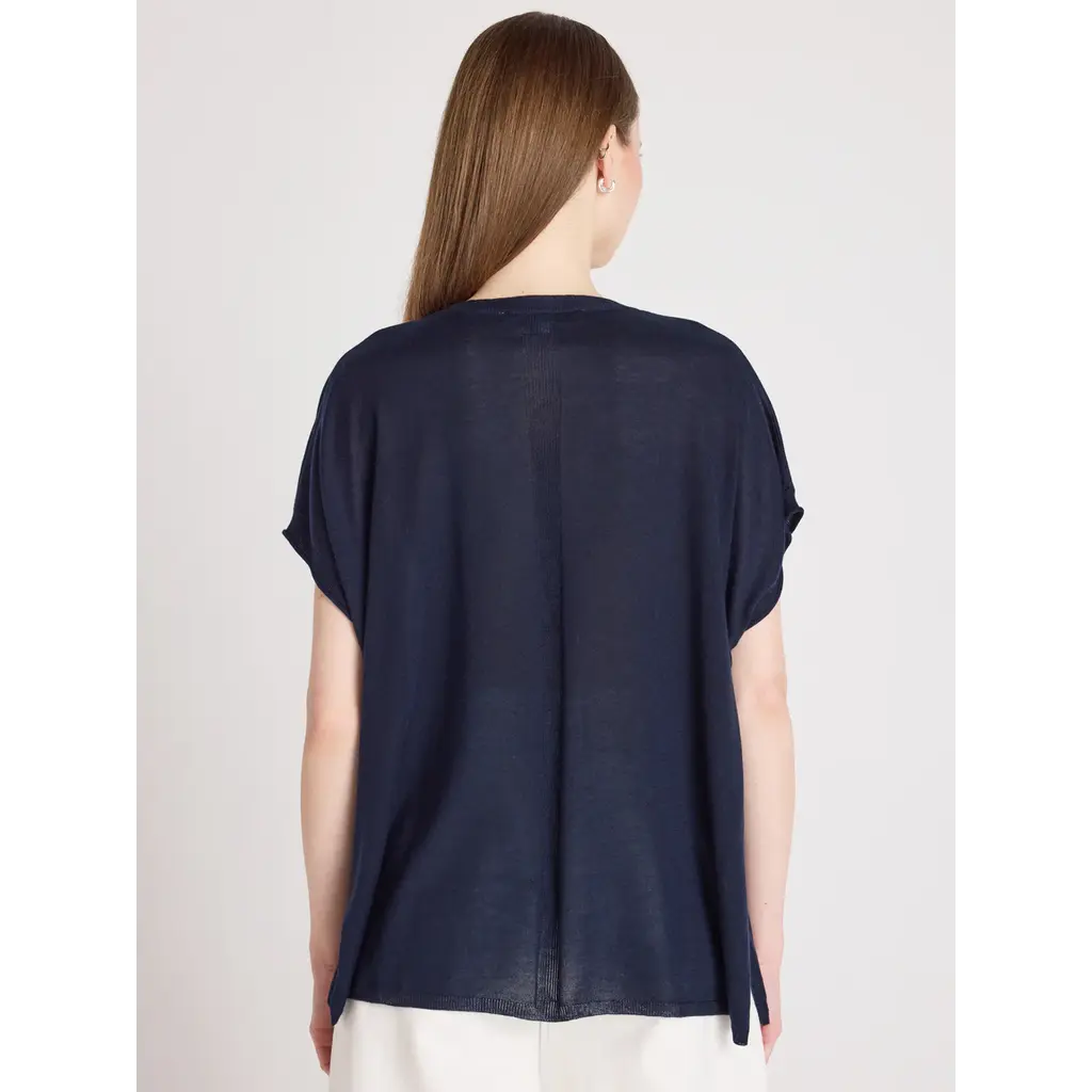 Absolut Cashmere trui Miranda in navy