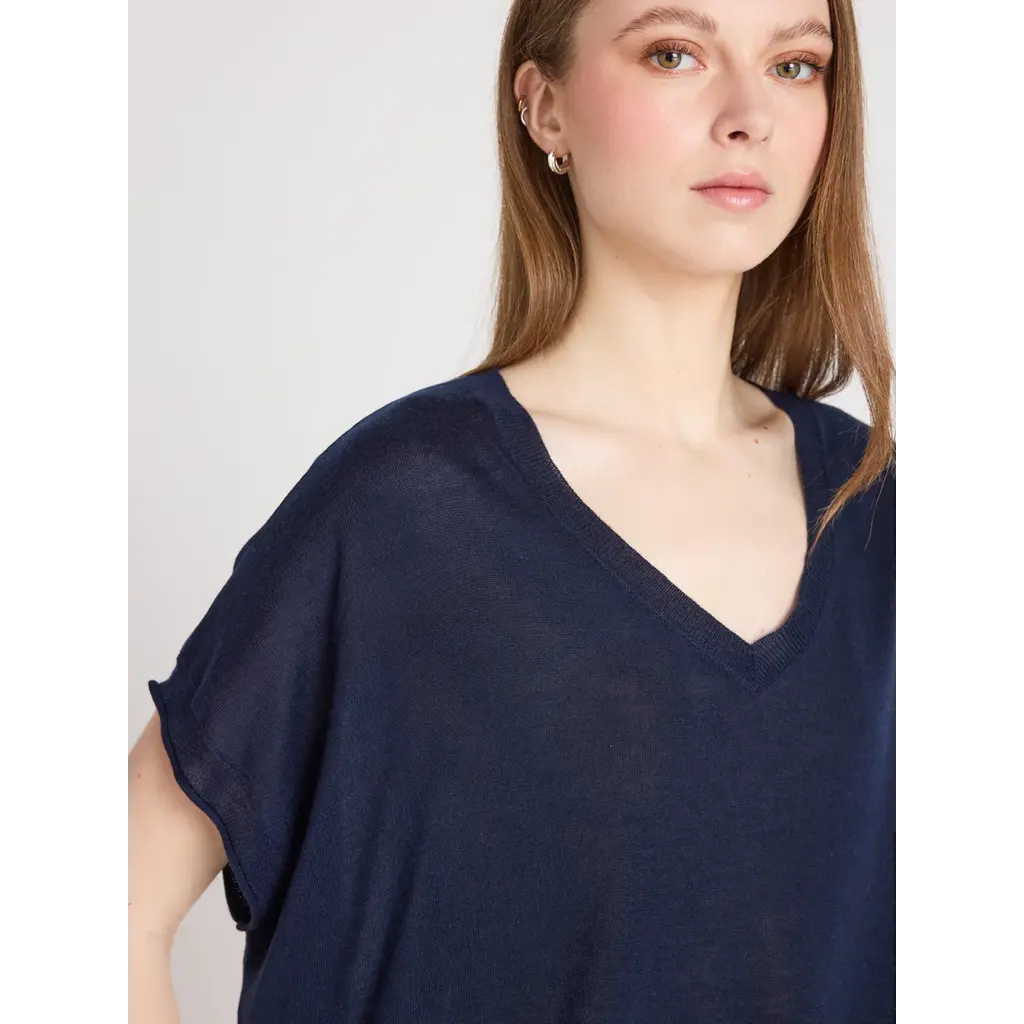 Absolut Cashmere trui Miranda in navy