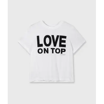 10 Days t-shirt Love Petite in white