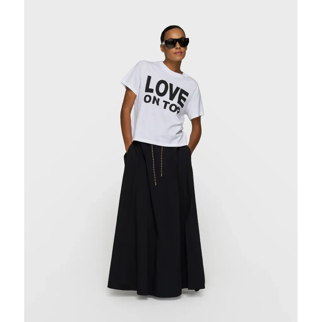 10 Days t-shirt Love Petite in white