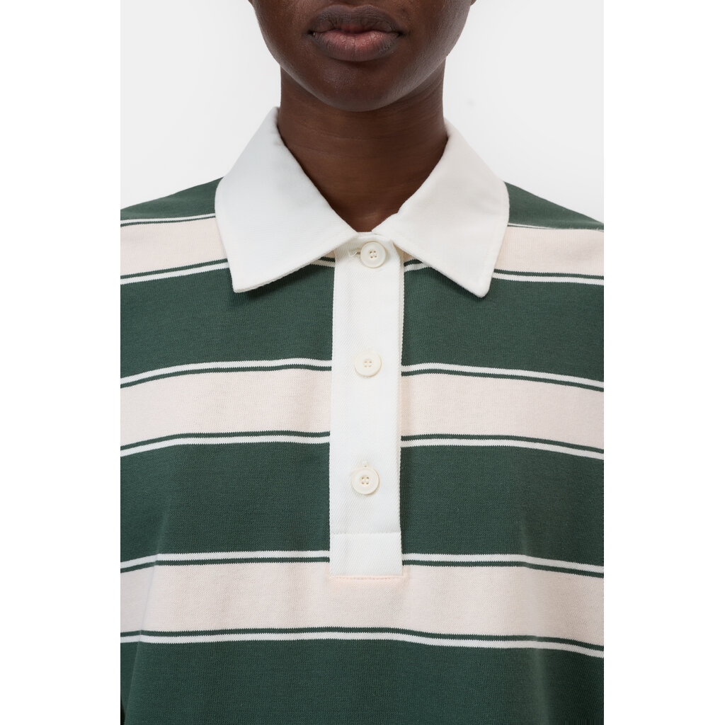 CLOSED Striped rugby shirt C95178-45R-ST in royal green