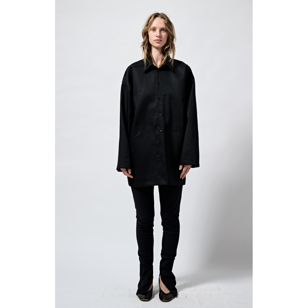 Monique van Heist jasje Hike in black double cotton