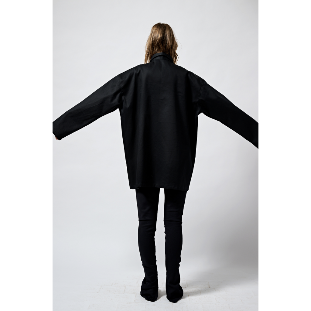 Monique van Heist jasje Hike in black double cotton