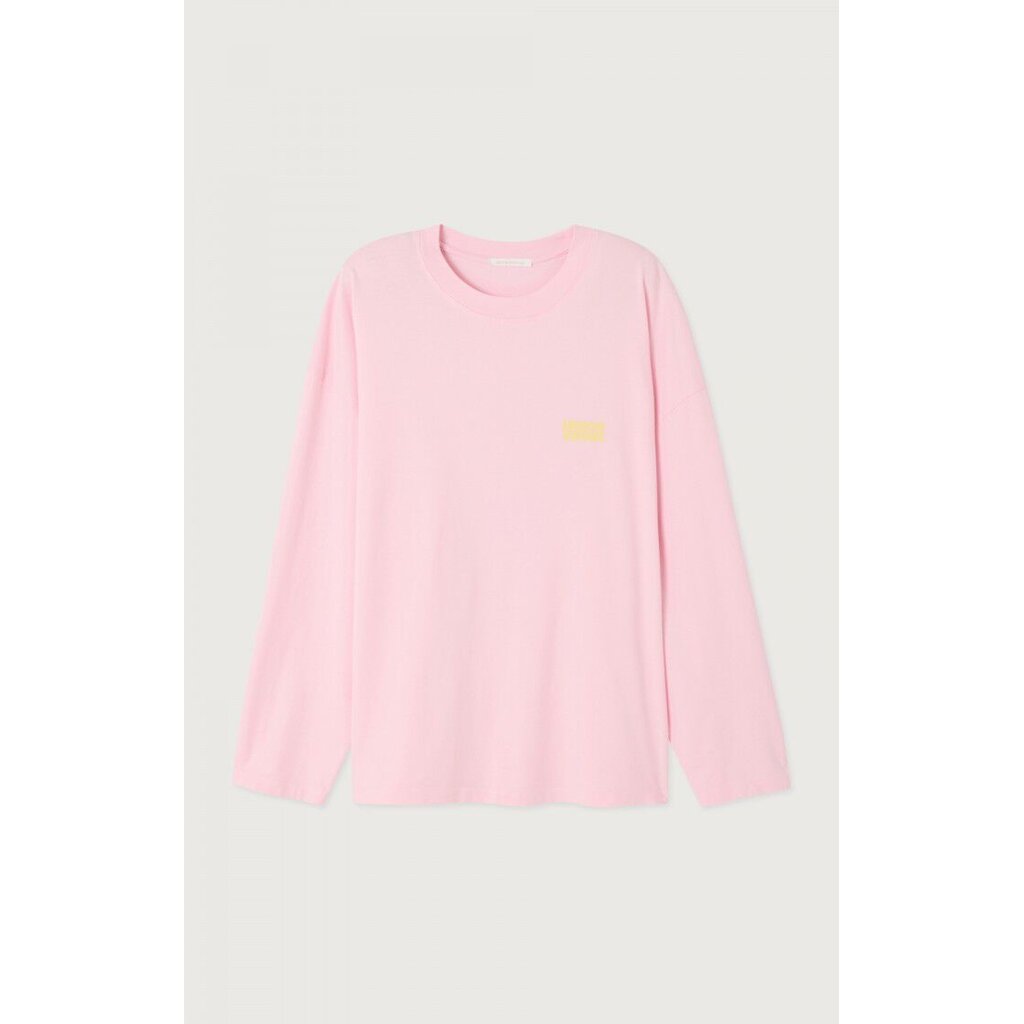 American Vintage t-shirt GIX02CE26 in barbe a papa