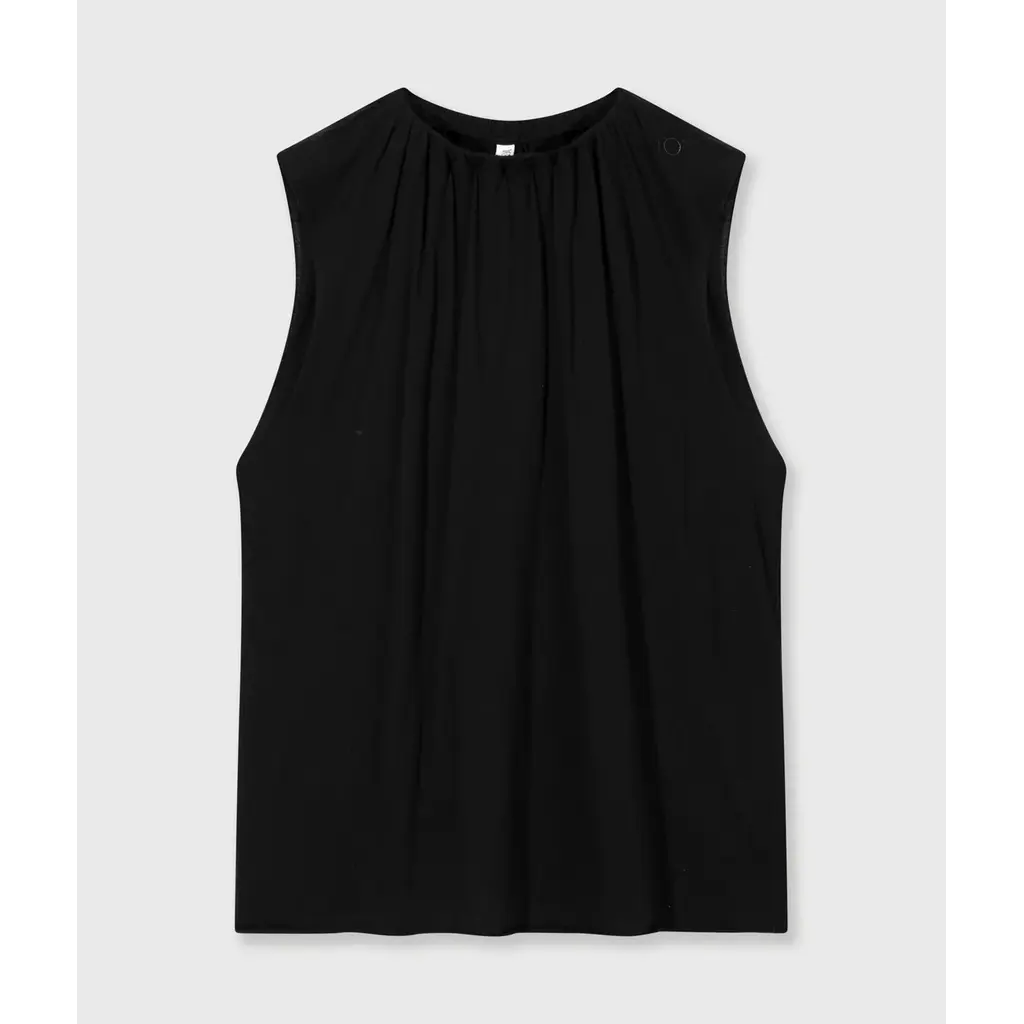 10 Days Pleated Top in black