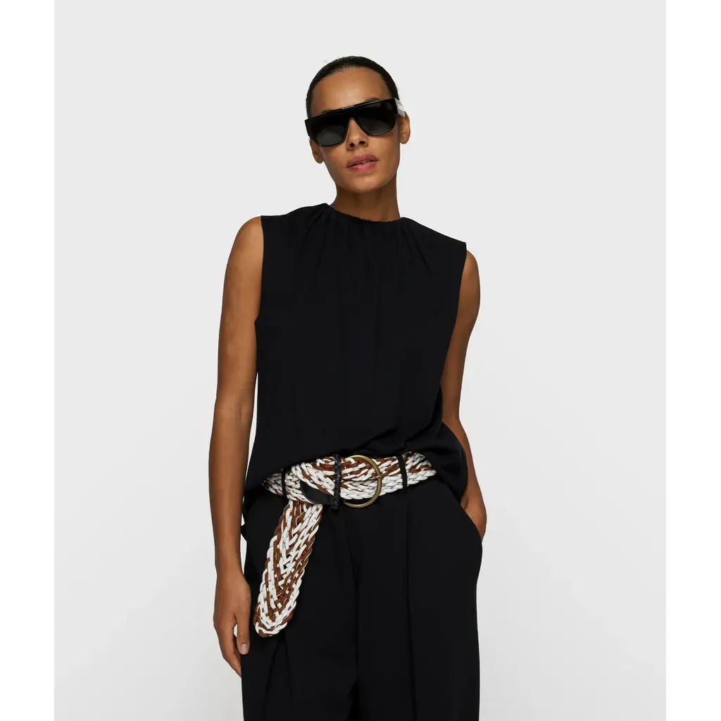 10 Days Pleated Top in black