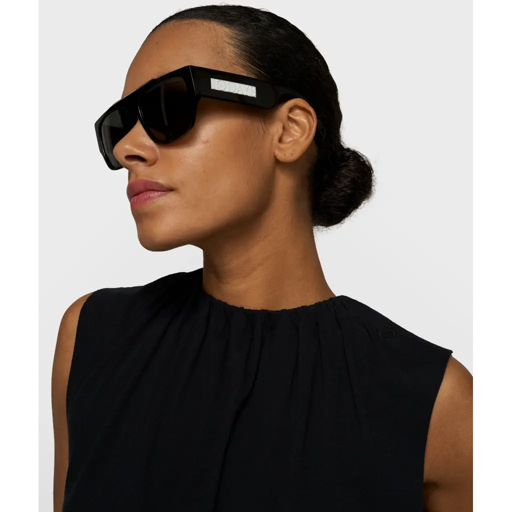 10 Days Pleated Top in black