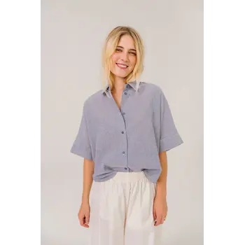 Sacrecoeur blouse Ines Majorelle in bleu