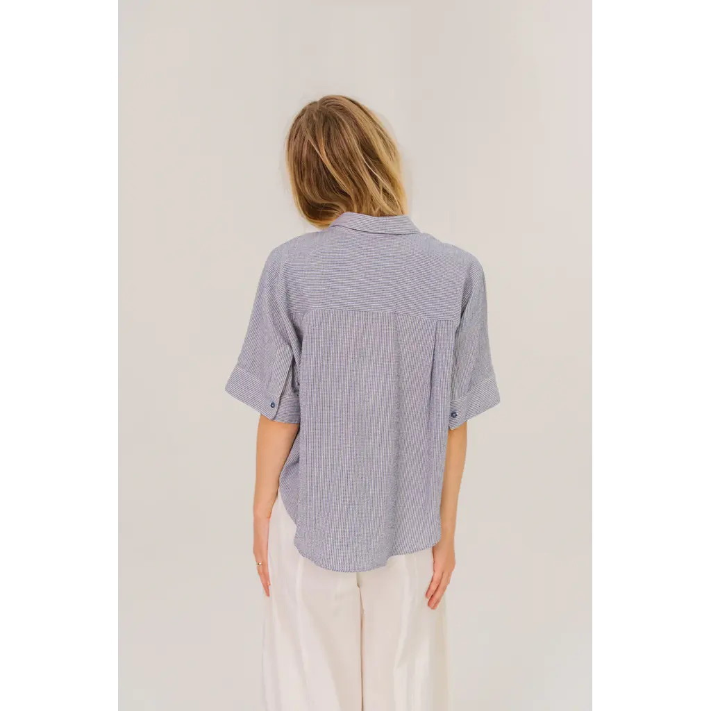 Sacrecoeur blouse Ines Majorelle in bleu