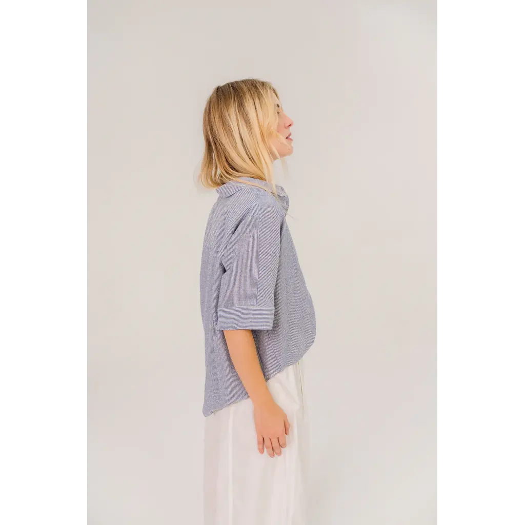 Sacrecoeur blouse Ines Majorelle in bleu