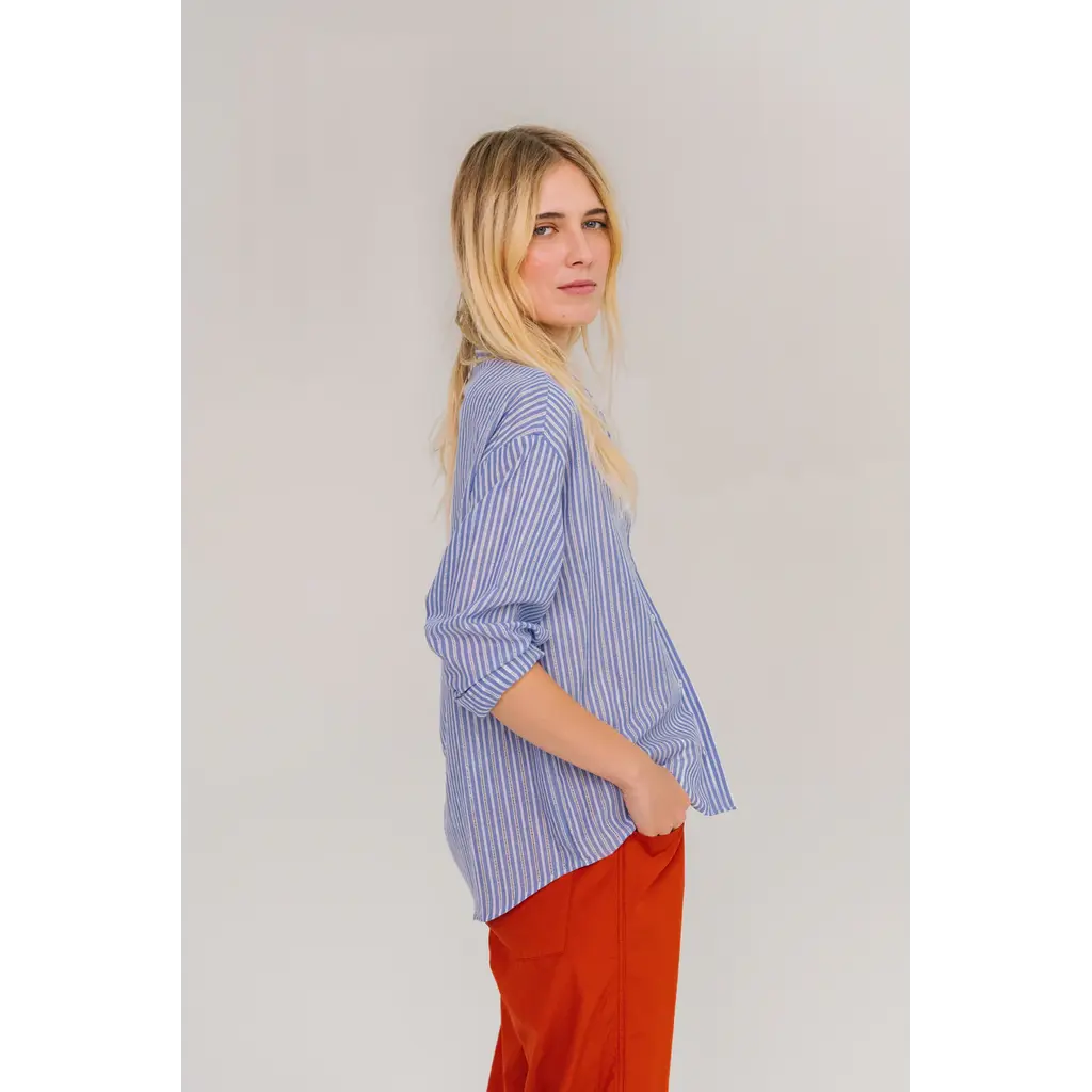 Sacrecoeur blouse Enora Edgar bleu