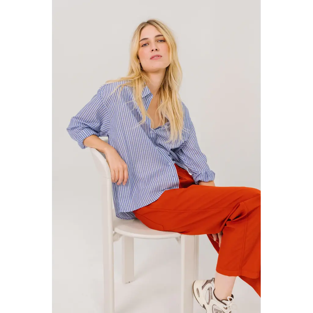 Sacrecoeur blouse Enora Edgar bleu