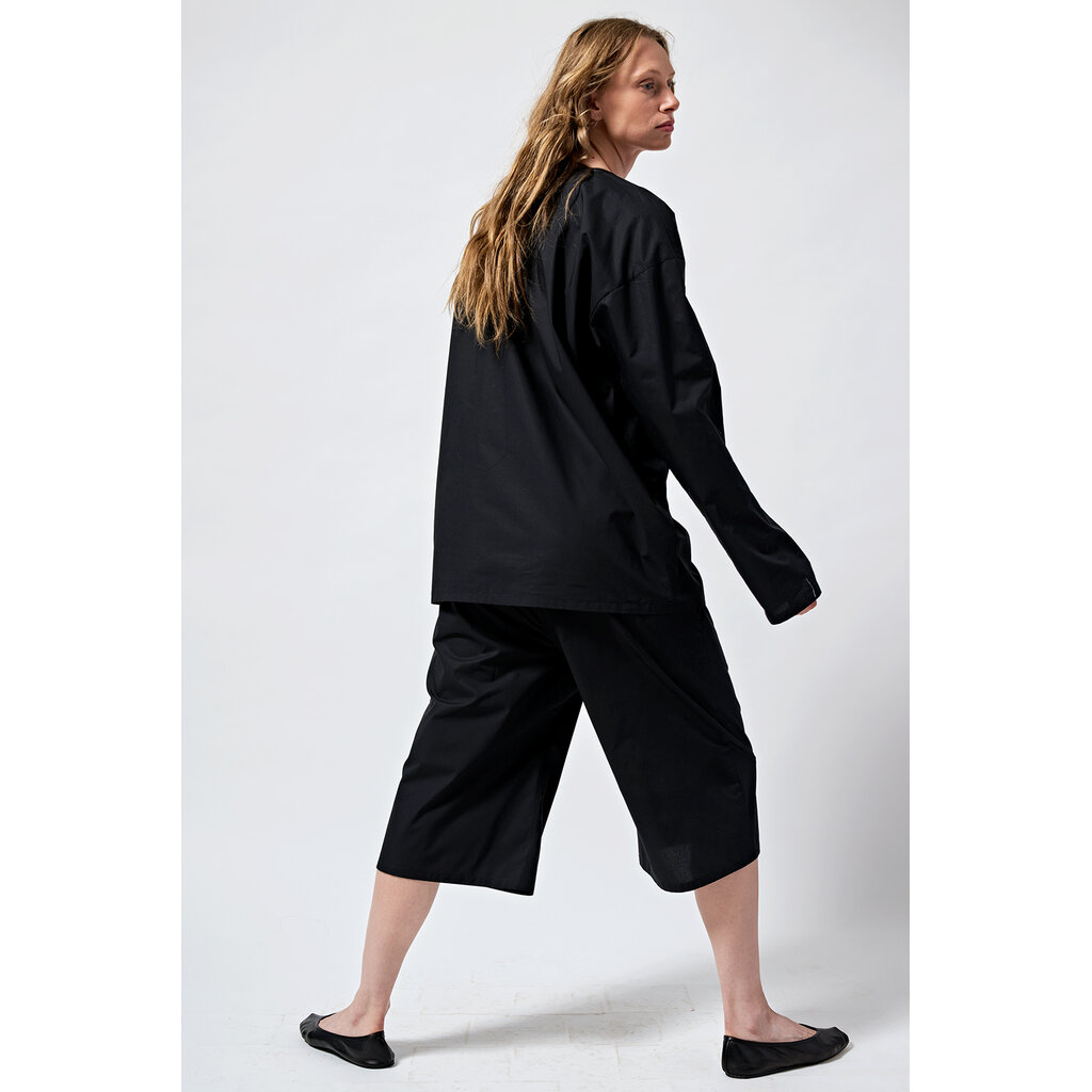 Monique van Heist bermuda Flexy XL in black cotton