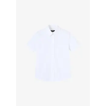A.P.C. blouse uniform in blanc