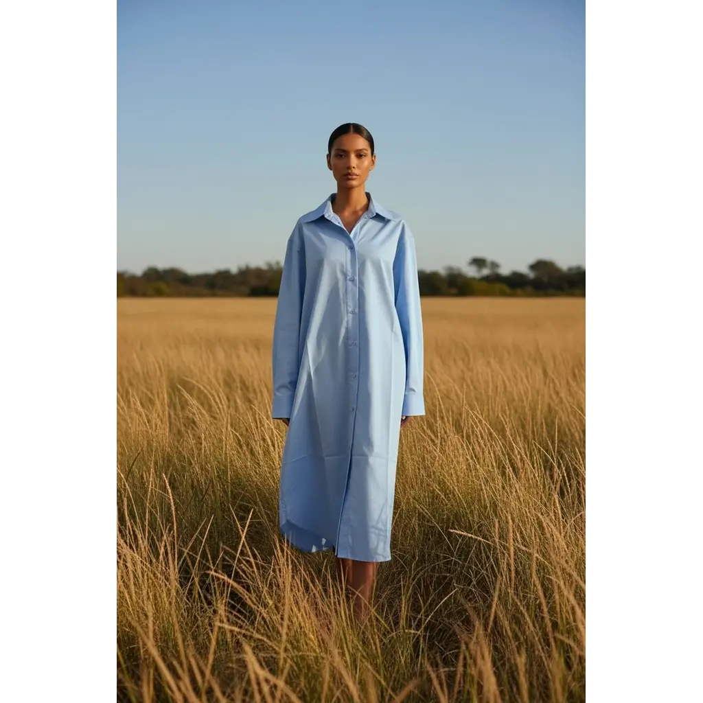 The Perfect Italy Dress in light blue