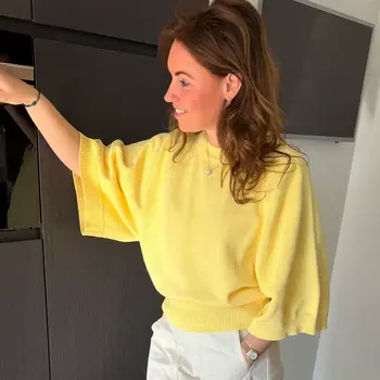 Studio Lavendel trui LouLou in butter yellow