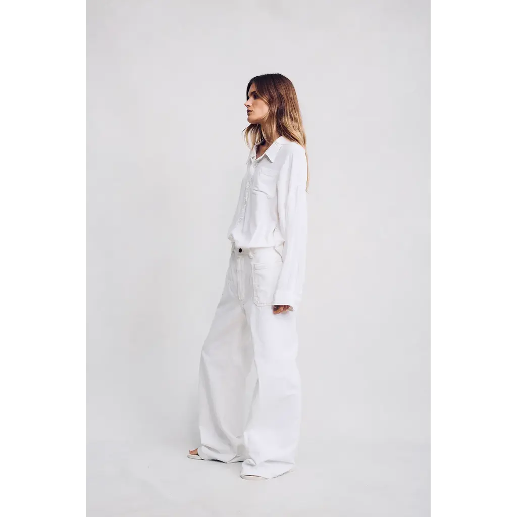 Denimist jeans Deck Pant in white wash