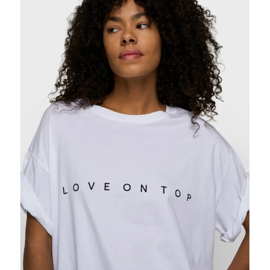 10 Days Love Tee in white