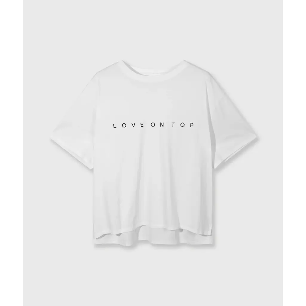 10 Days Love Tee in white