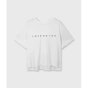 10 Days love t-shirt white