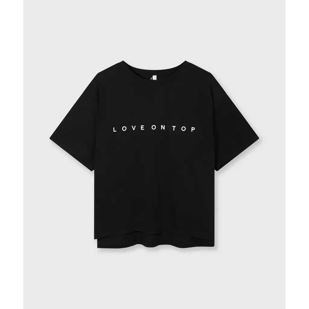10 Days Love Tee in black
