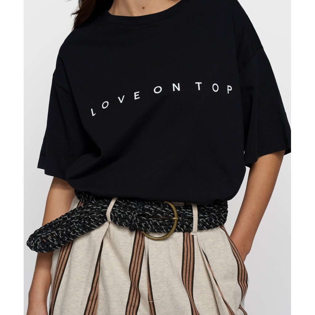 10 Days Love Tee in black