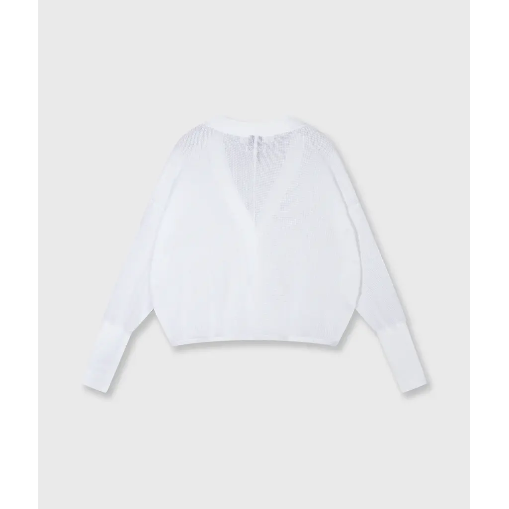 10 Days V-Neck Cardigan in white